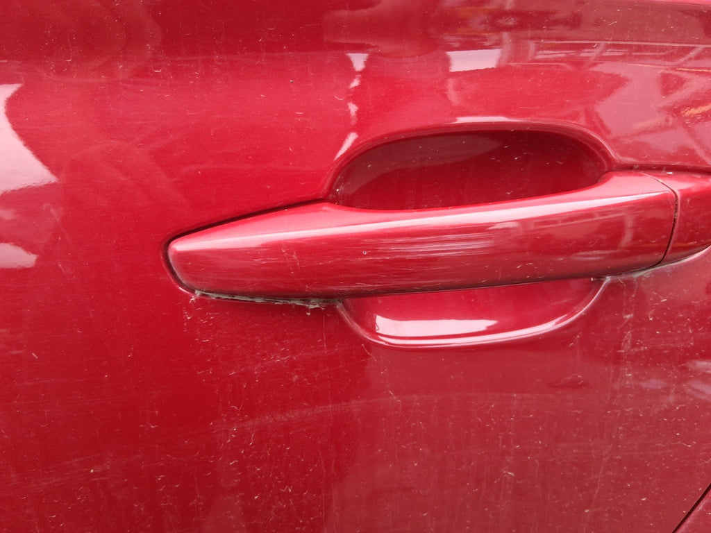2020 VAUXHALL CORSA F HATCH NSR PASSENGER SIDE REAR EXTERIOR DOOR HANDLE RED