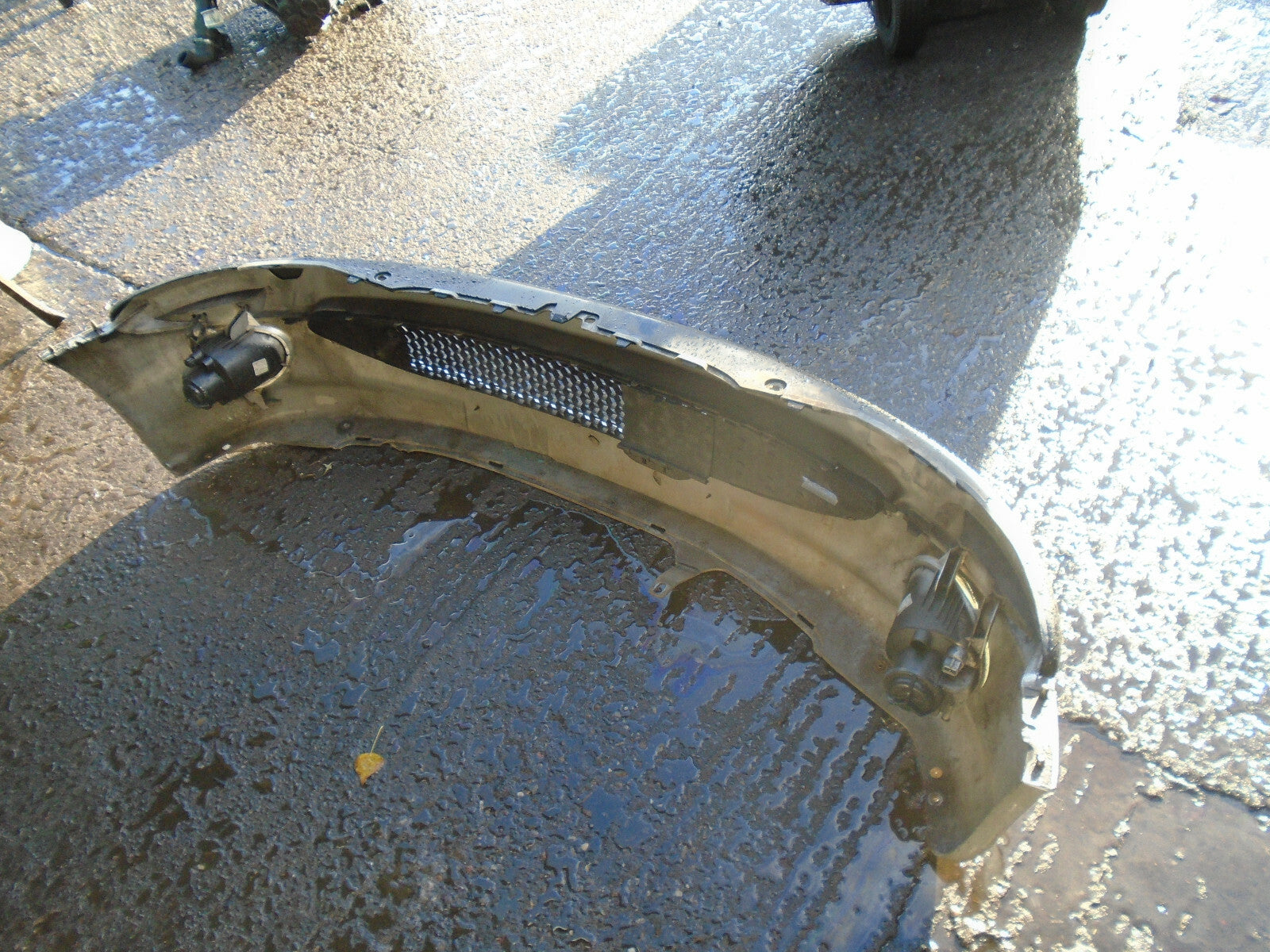 PEUGEOT 206 2004 FRONT COMPLETE BUMPER SILVER