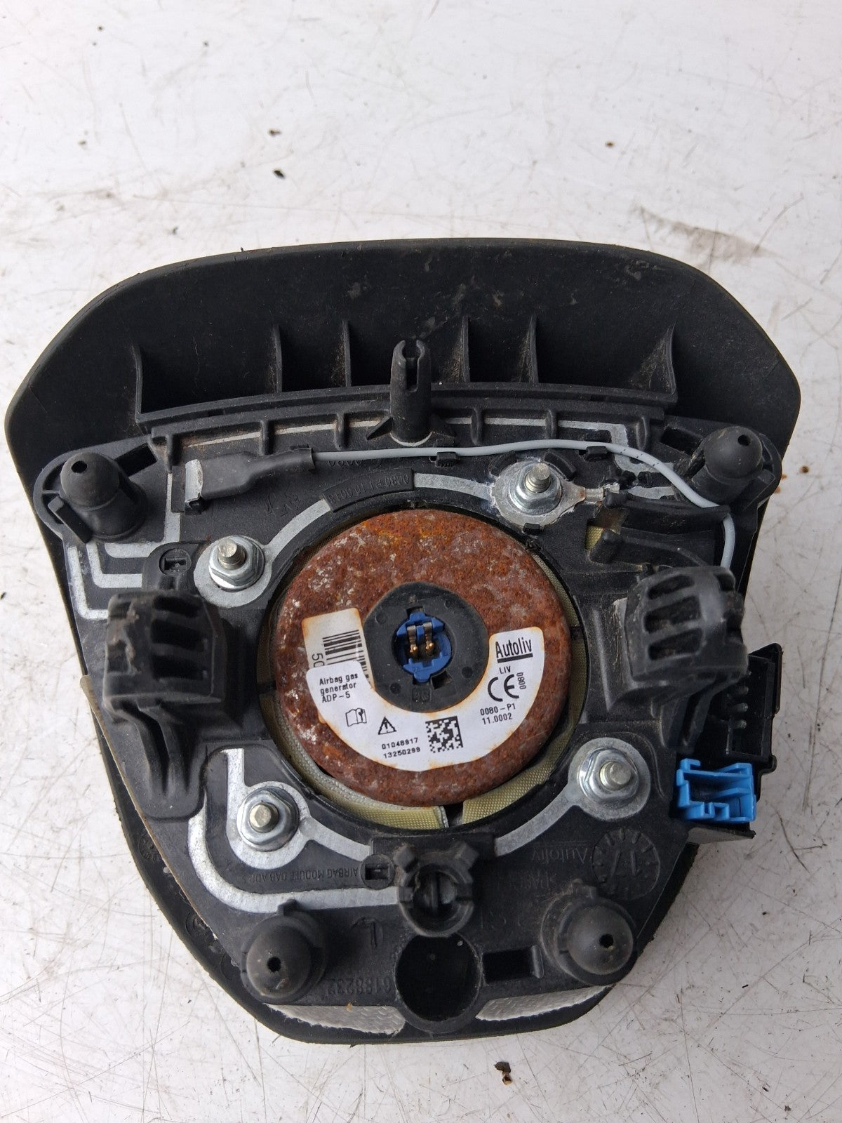 PEUGEOT 208 2017 STEERING WHEEL AIRBAG UNIT + HORN BUTTON 98072114ZD
