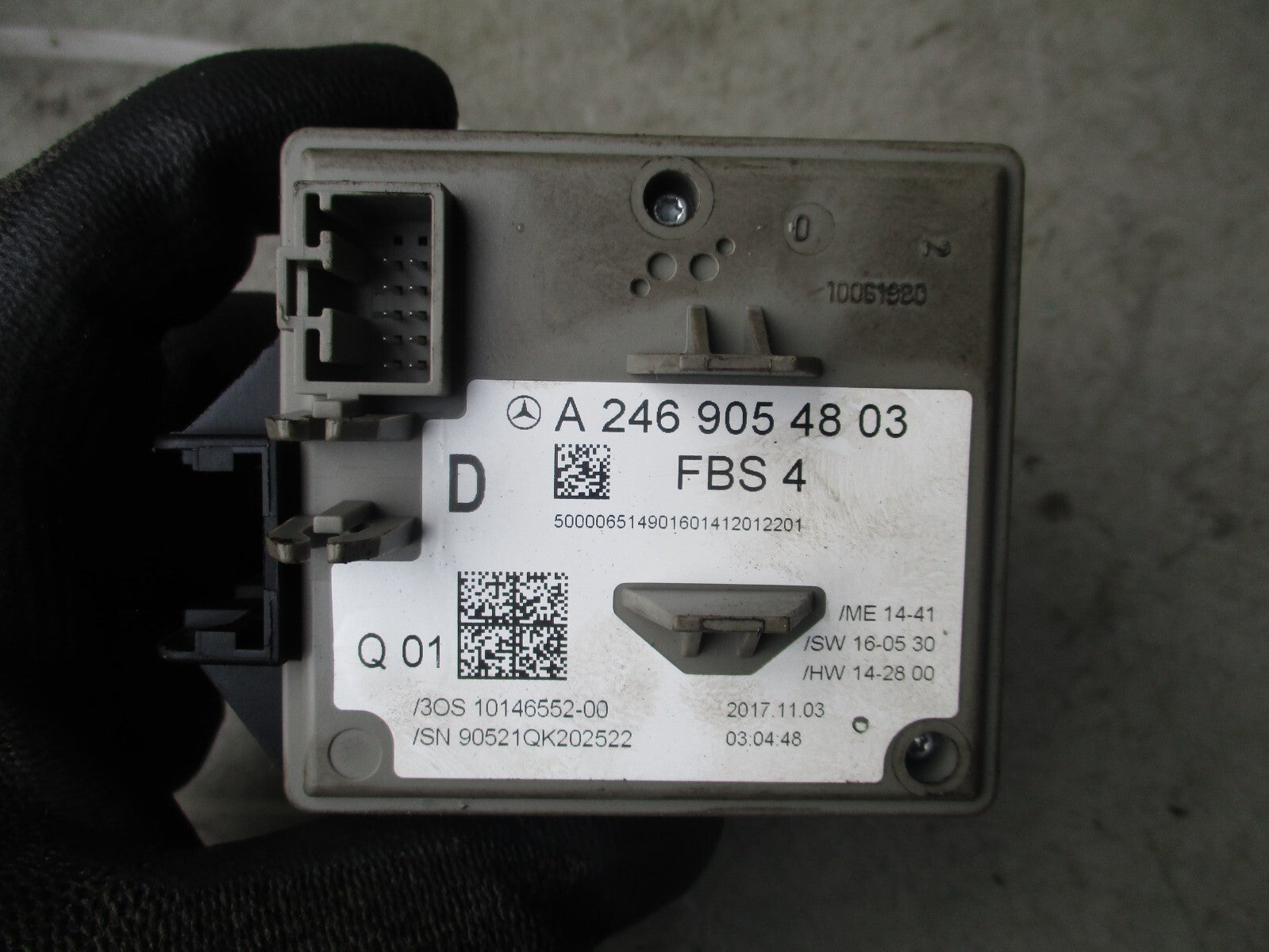2018 MERCEDES BENZ A CLASS W176 IGNITION LOCK SWITCH BUTTON A2469054803