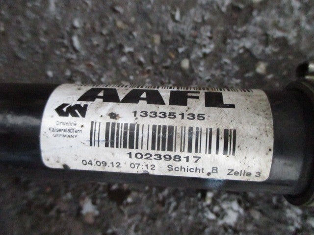 2013 VAUXHALL ASTRA J MK6 NSF PASSENGER SIDE FRONT MANUAL DRIVESHAFT 13335135