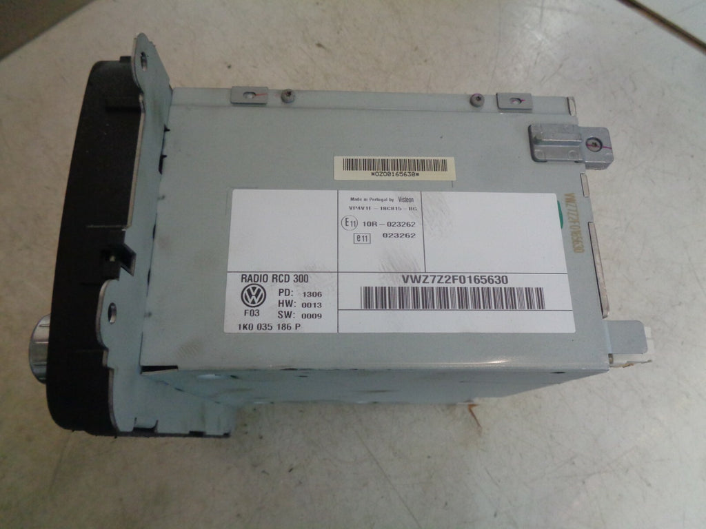 VW VOLKSWAGEN GOLF 2006 CD PLAYER RADIO STEREO HEAD UNIT 1K0035186P