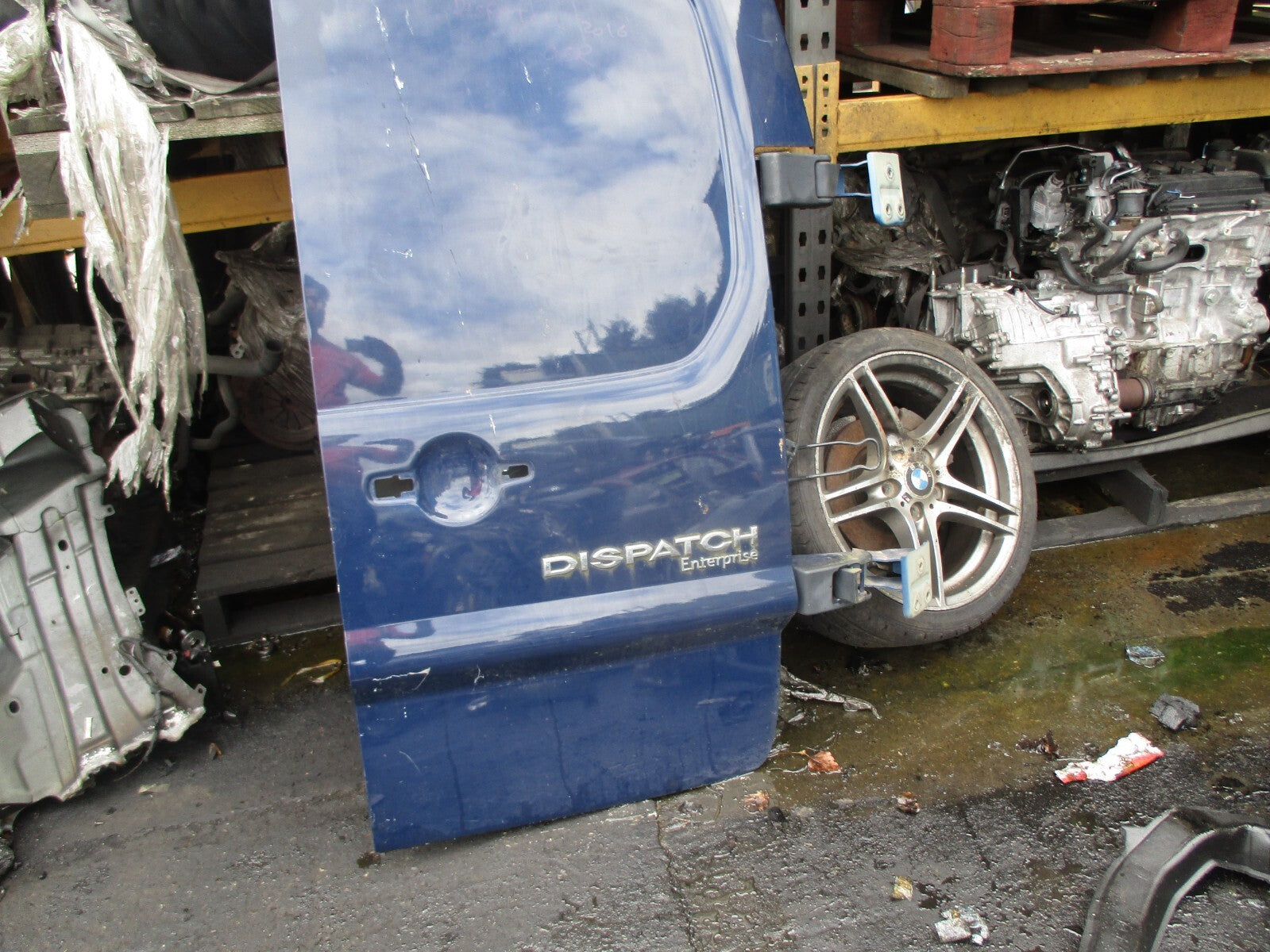 CITROEN DISPATCH MK3 2016 OSR DRIVER SIDE REAR DOOR BLUE