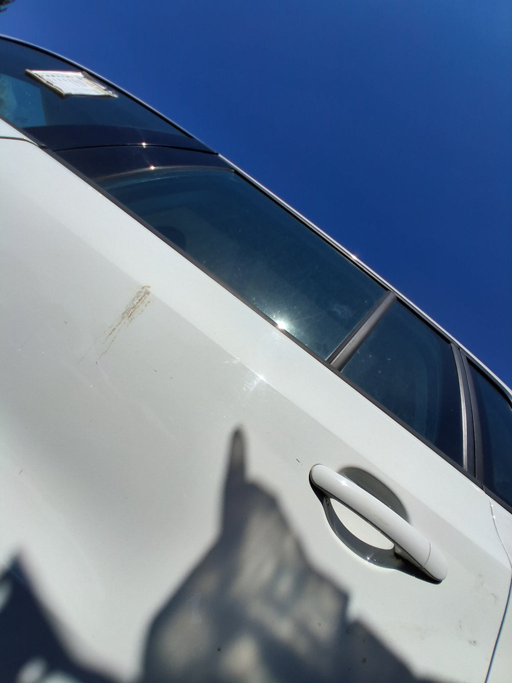 2013 VW VOLKSWAGEN TIGUAN MK1 NSR PASSENGER SIDE REAR MAIN WINDOW GLASS