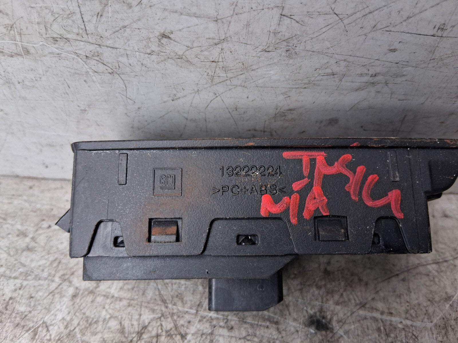 VAUXHALL INSIGNIA MK1 2013 ESTATE OSF DRIVER SIDE WINDOW CONTROL SWITCH 13222224