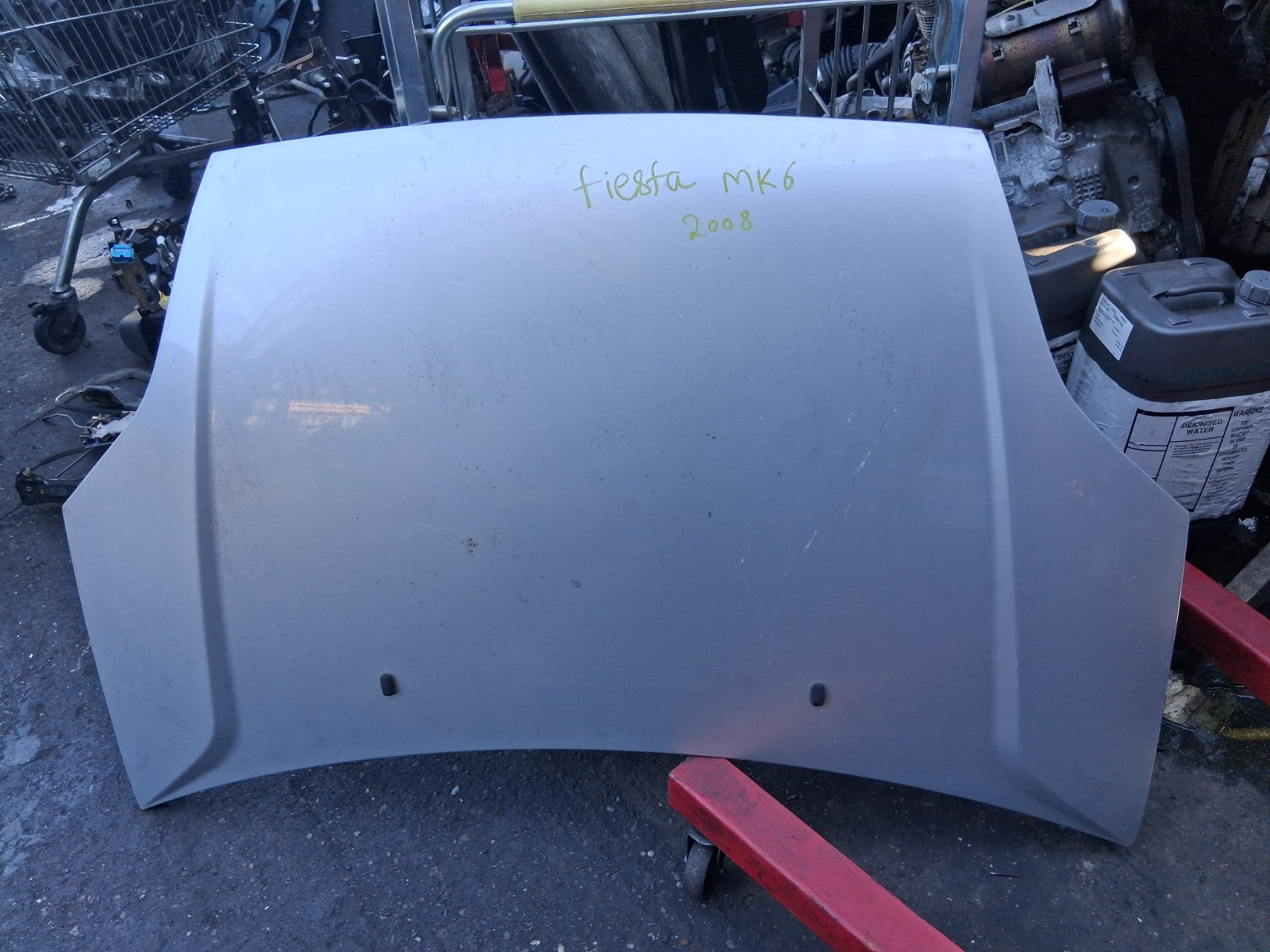 2008 FORD FIESTA MK6 FRONT BONNET HOOD PANEL SILVER