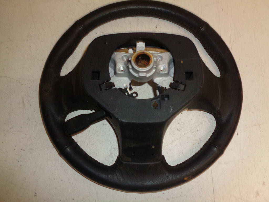 LEXUS IS 220 2008 3 SPOKE BLACK LEATHER STEERING WHEEL STEREO GS12002380