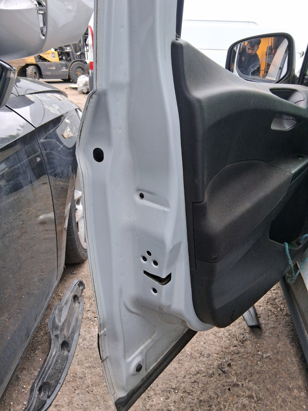2015 FORD TRANSIT COURIER MK1 NSF PASSENGER FRONT DOOR LOCK MECHANISM