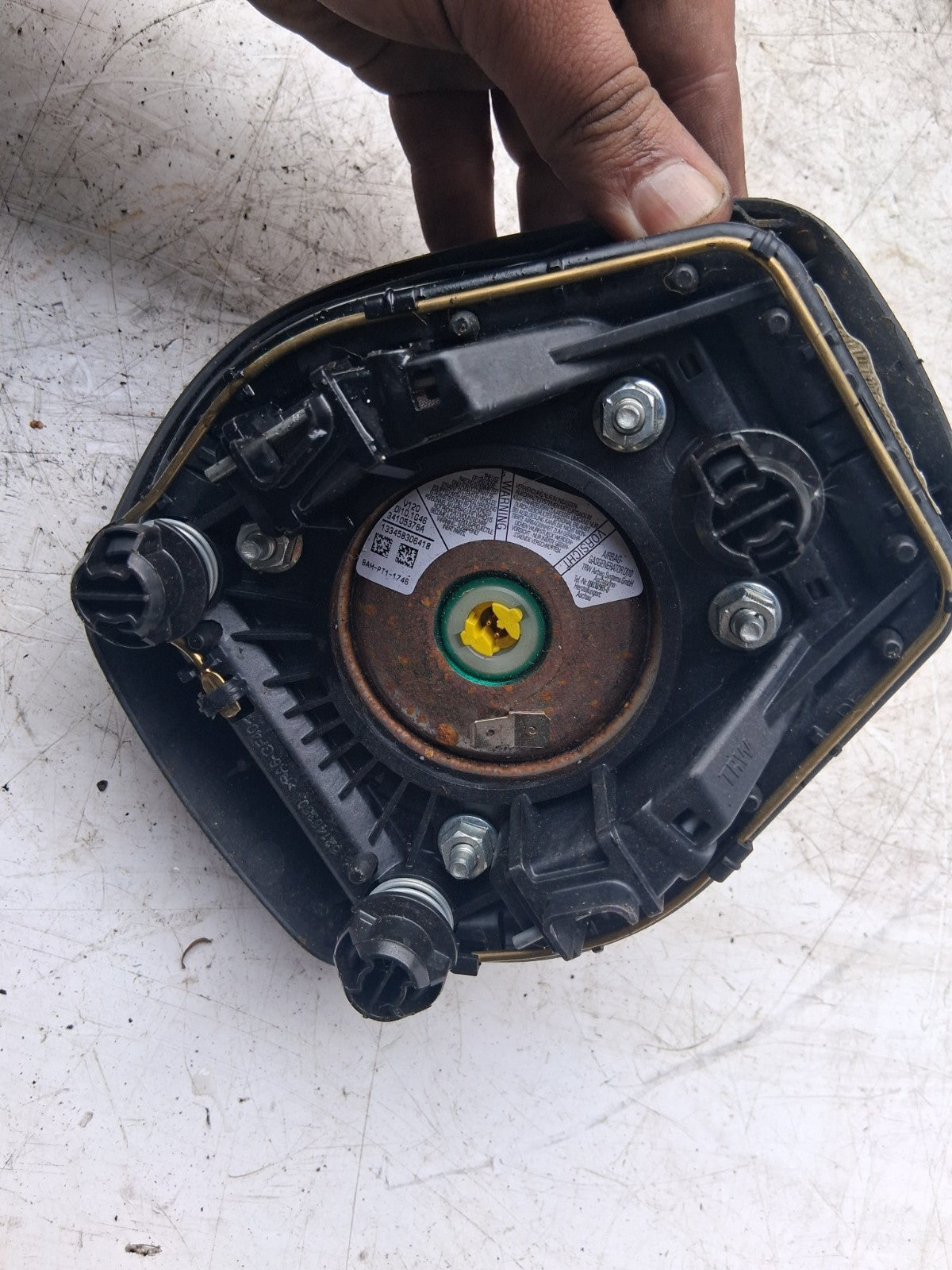 2014 FORD FIESTA MK7 STEERING WHEEL AIR BAG AIRBAG C1BBA042B85