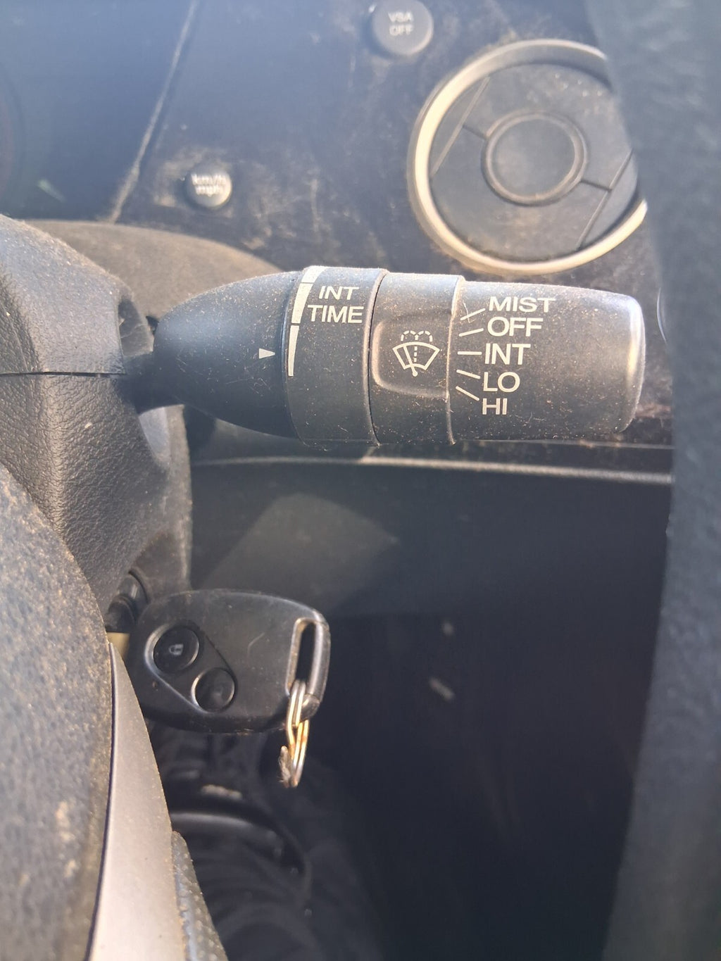 2007 HONDA CIVIC MK8 INDICATOR WIPER STALK SWITCH WITH SQUIB