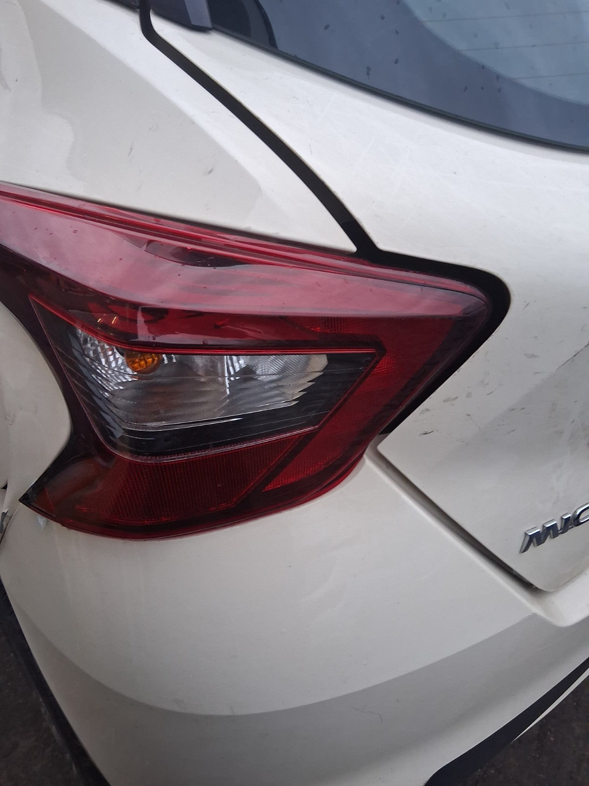 2018 NISSAN MICRA K14 NSR PASSENGER SIDE REAR LEFT TAIL LIGHT