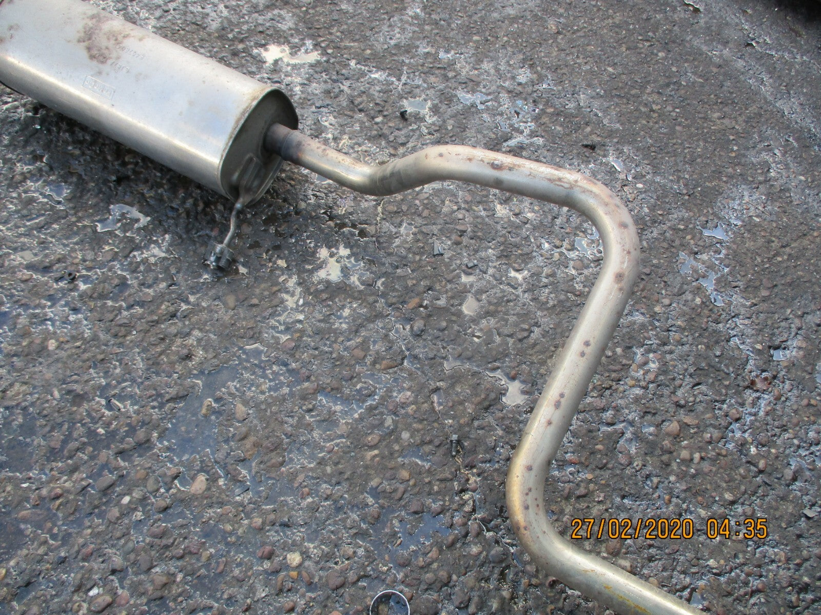FORD B MAX 2017 1.6 PETROL COMPLETE MIDDLE BACK EXHAUST SYSTEM PIPE BOX MUFFLER