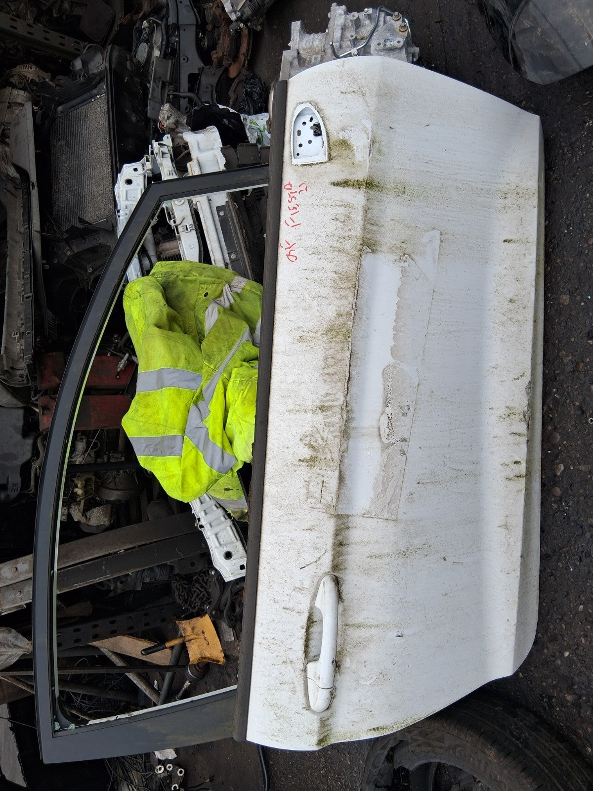 FORD FIESTA 2021 MK8 3 DOOR OSF FRONT DRIVER SIDE BARE DOOR WHITE