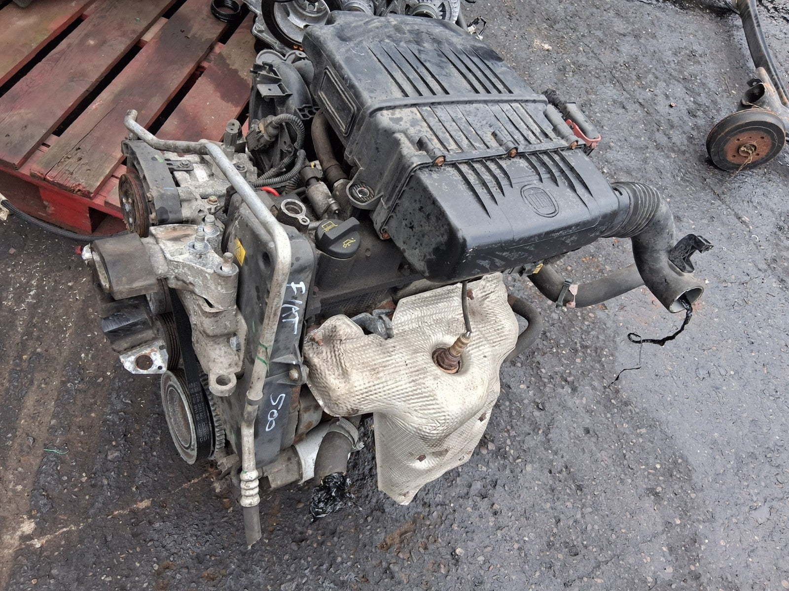 2015 FIAT 500 FORD KA 1.2 PETROL MANUAL COMPLETE ENGINE 169A4000