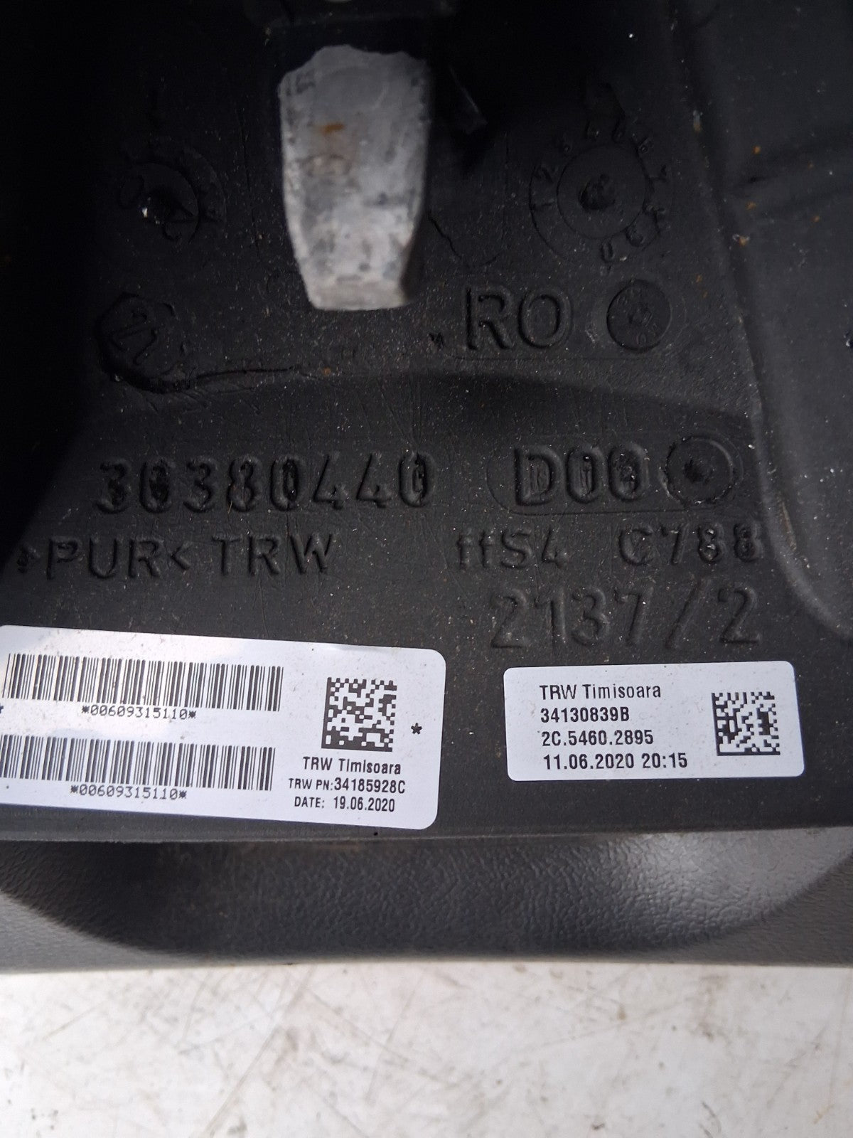 2023 CITROEN BERLINGO MK3 MULTIFUNCTIONAL STEERING WHEEL NO AIRBAG 30380409