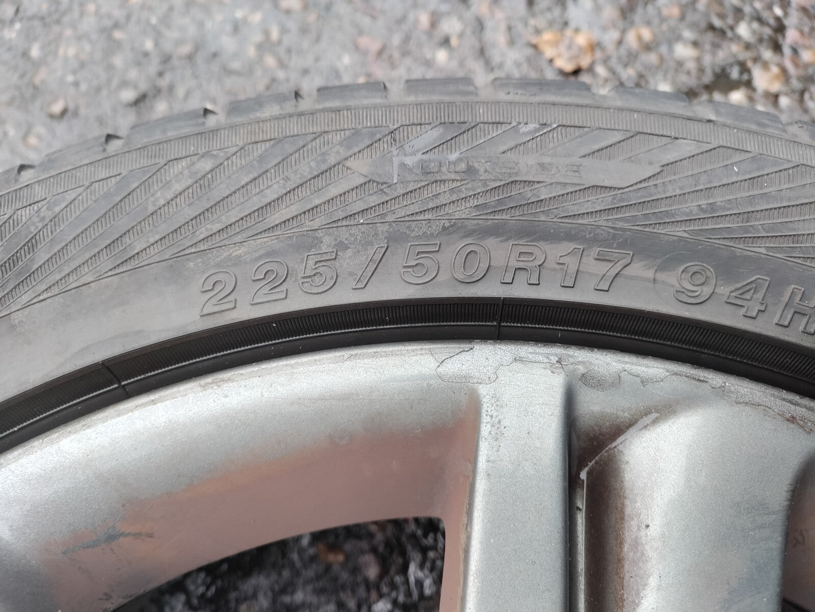2008 AUDI A4 B8 AVANT ESTATE 17 INCH ALLOY WHEEL 225/50R17 REF 1
