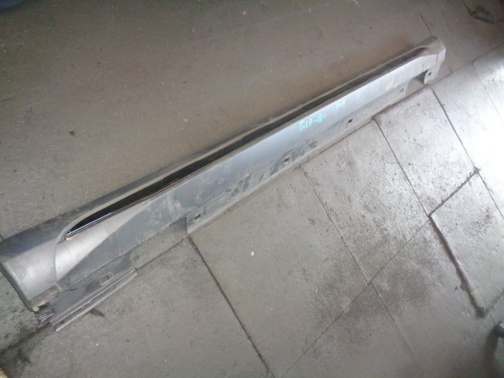 MERCEDES GLA X156 2014 OS DRIVER SIDE SIDE SKIRT PLASTIC BLACK A1566980854
