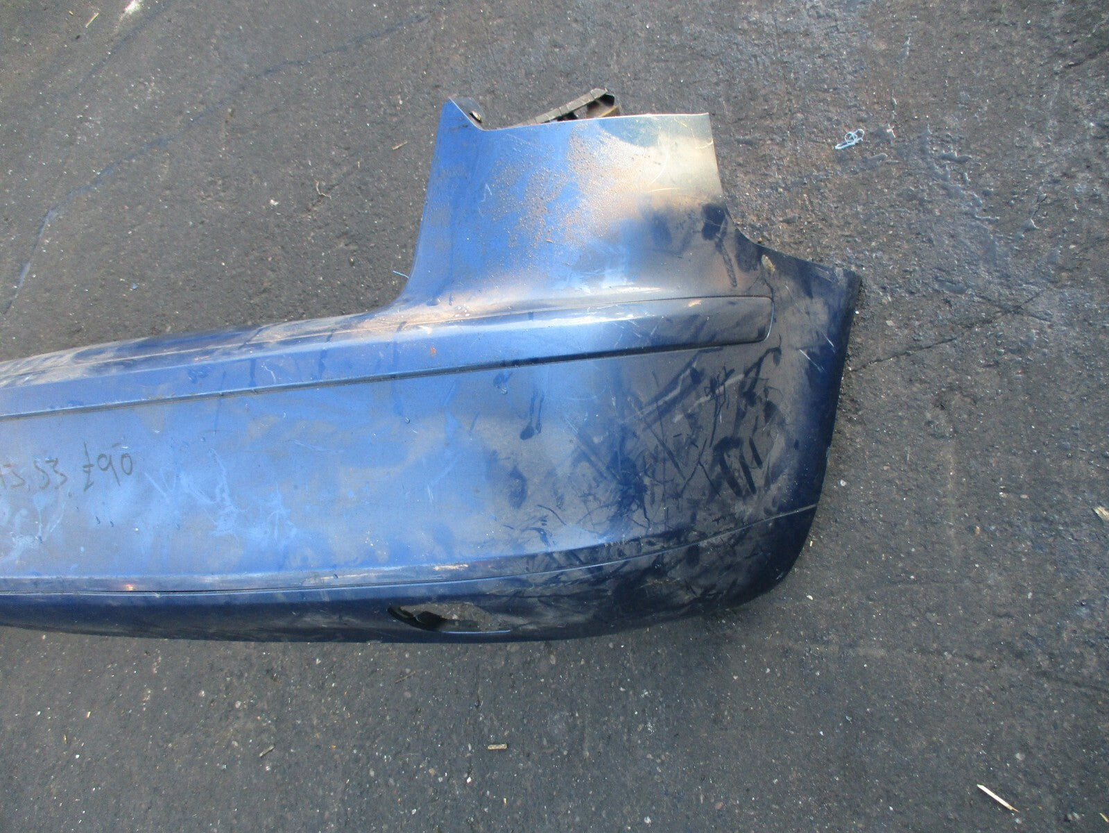 AUDI A3 8P MK2 REAR BUMPER BLUE 8P4807511 2003 - 2008 5 DOOR
