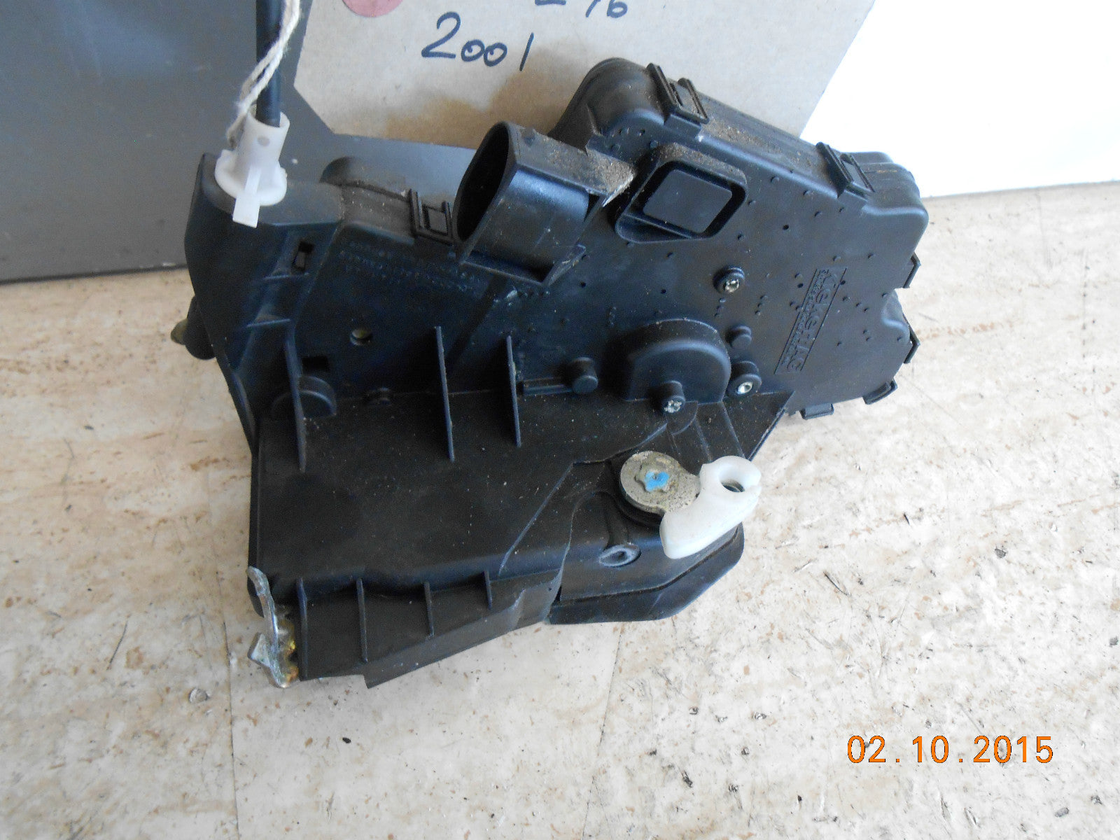 BMW 3 SERIES E46 330 2001 NSR PASSENGER REAR DOOR LOCK MECHANISM MECH HTL245