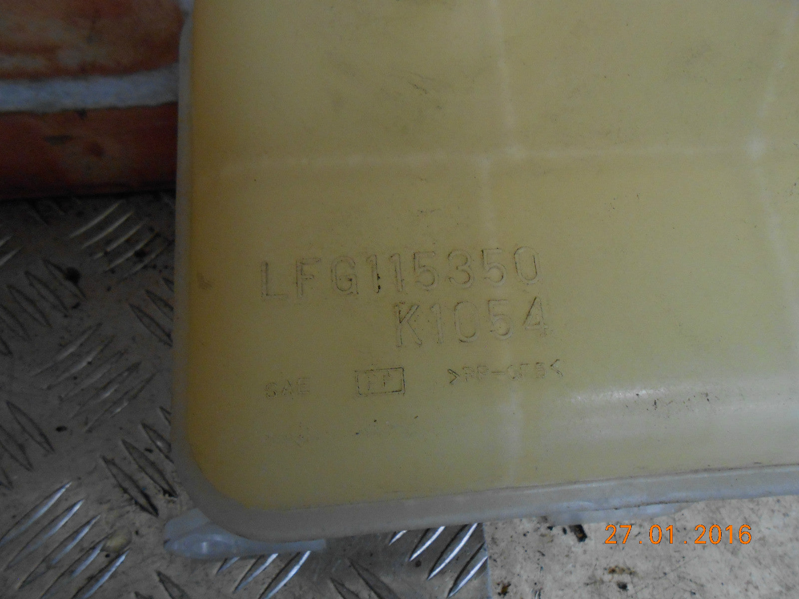 MAZDA MX5 MK3 2.0 2006 OVERFLOW WATER HEADER TANK BOTTLE LFG115350 K1054