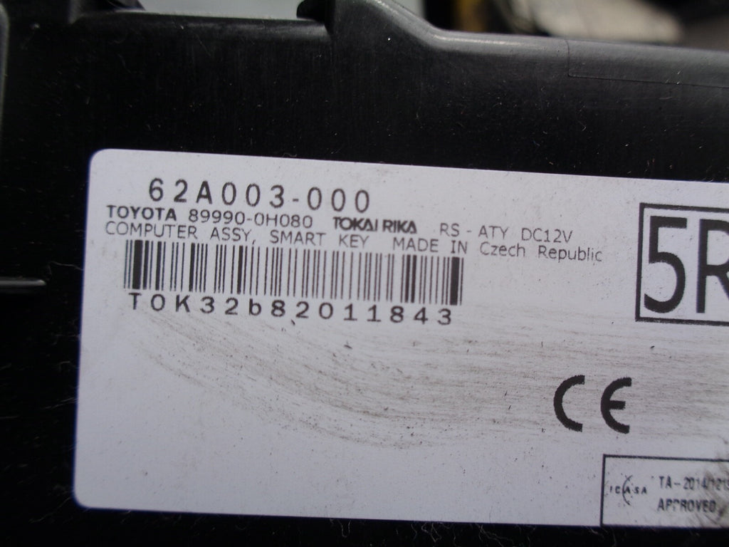 PEUGEOT 108 2015 1.0 PETROL ECU MODULE 89990 0H080