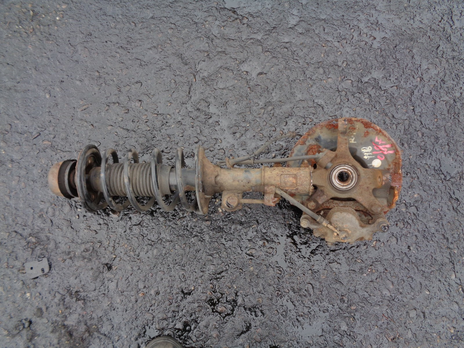 HYUNDAI GETZ 1.3 2003 OSF DRIVER SIDE FRONT HUB SHOCK SPRING BRAKE CALIPER