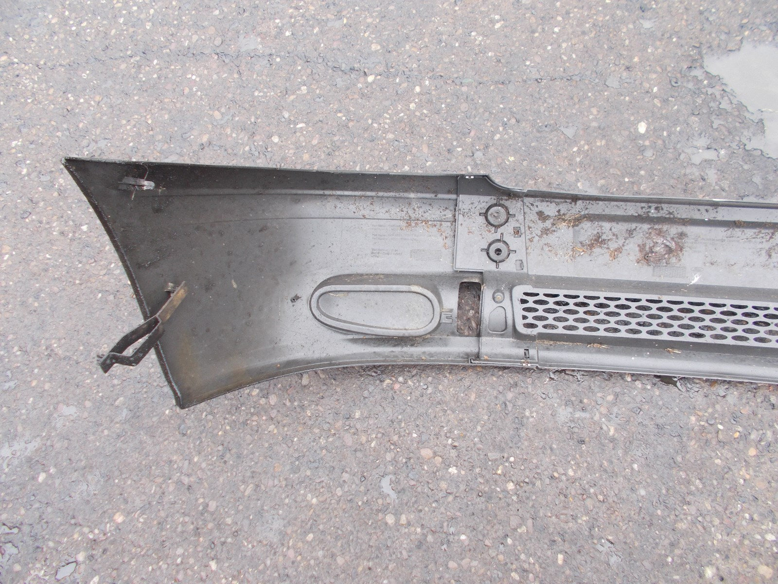 RENAULT KANGOO 2002 PANEL VAN REAR BUMPER BLACK