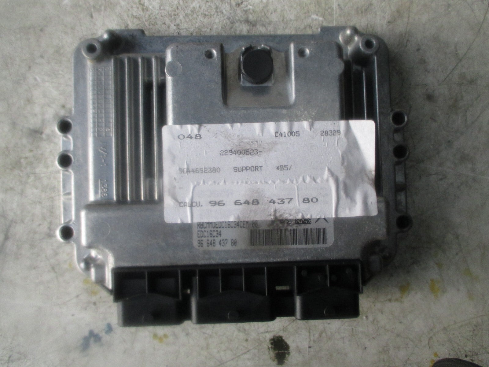 2009 CITROEN C4 HDI ENGINE CONTROL UNIT ECU 9664843780