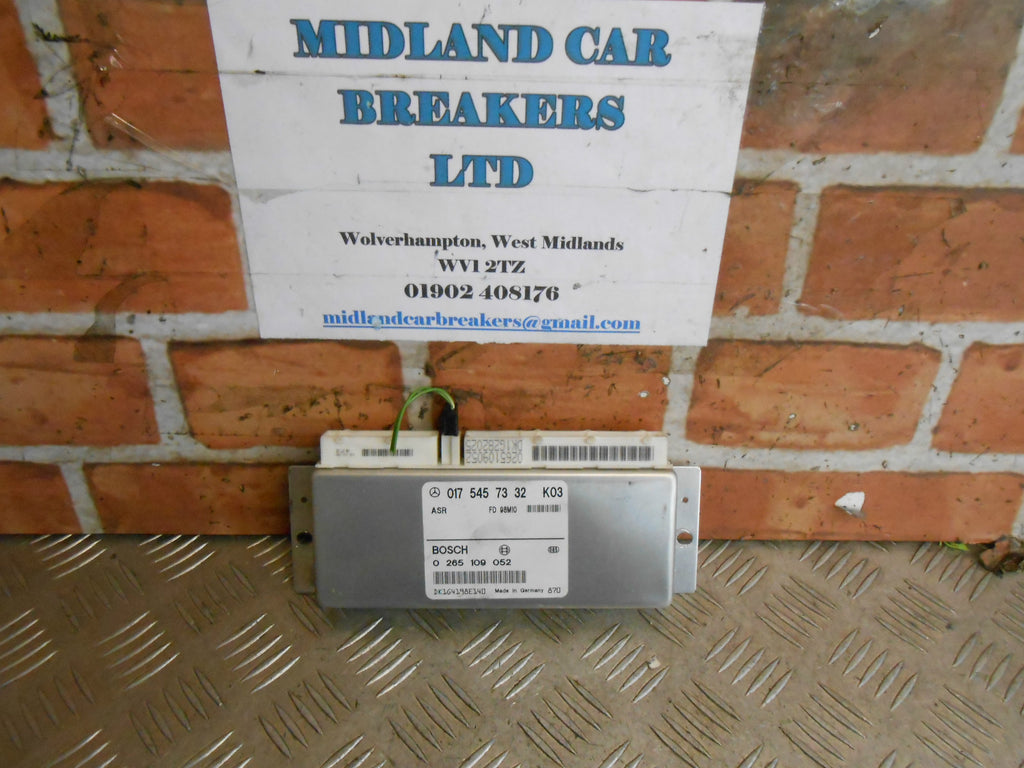 MERCEDES E CLASS W210 2000 E240 ASR CNTROL ECU MODULE 0175457332 0265109052