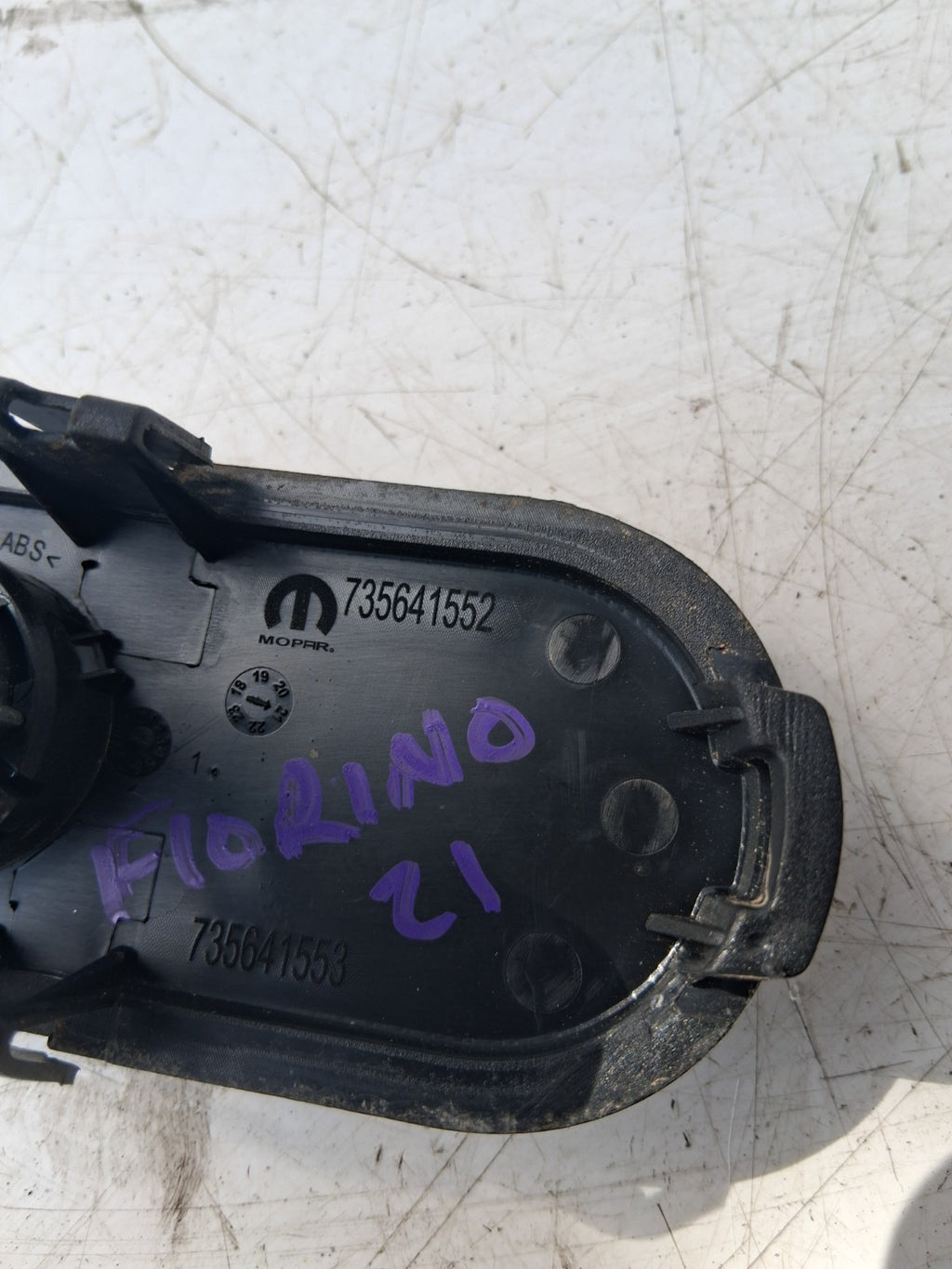 2021 FIAT FIORINO 12V POWER SOCKET OUTLET