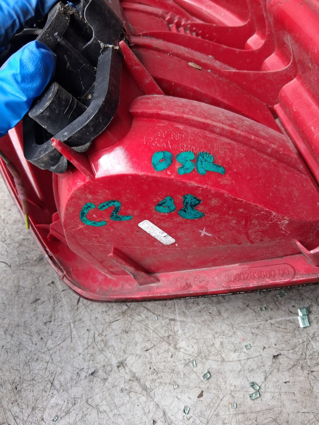 2008 CITROEN C2 NSR DRIVER SIDE REAR RIGHT TAIL LIGHT VP3CKX-13404