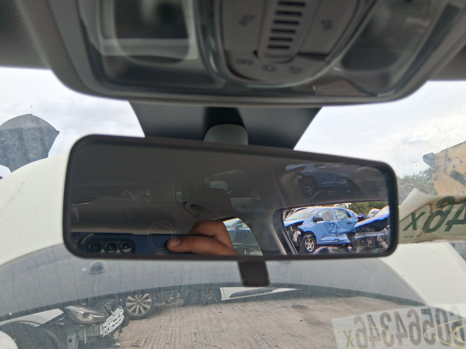 2019 FIAT 500L 1.4 PETROL INTERIOR REAR VIEW MIRROR