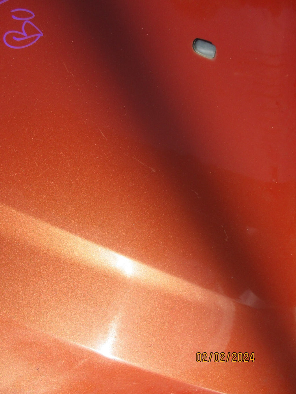 FORD FOCUS MK3 2013 BONNET HOOD IN ORANGE