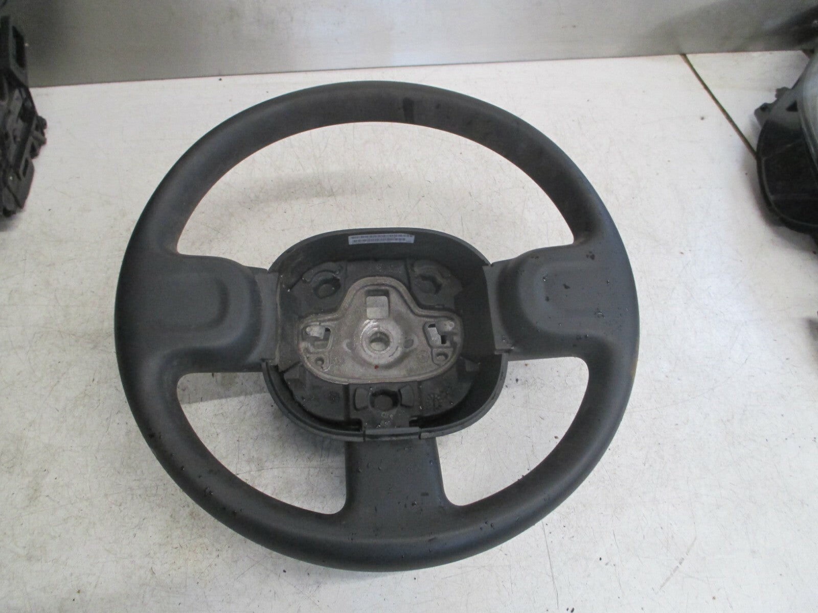 FIAT PANDA  MK3 2016 STEERING WHEEL BLACK 34105679A