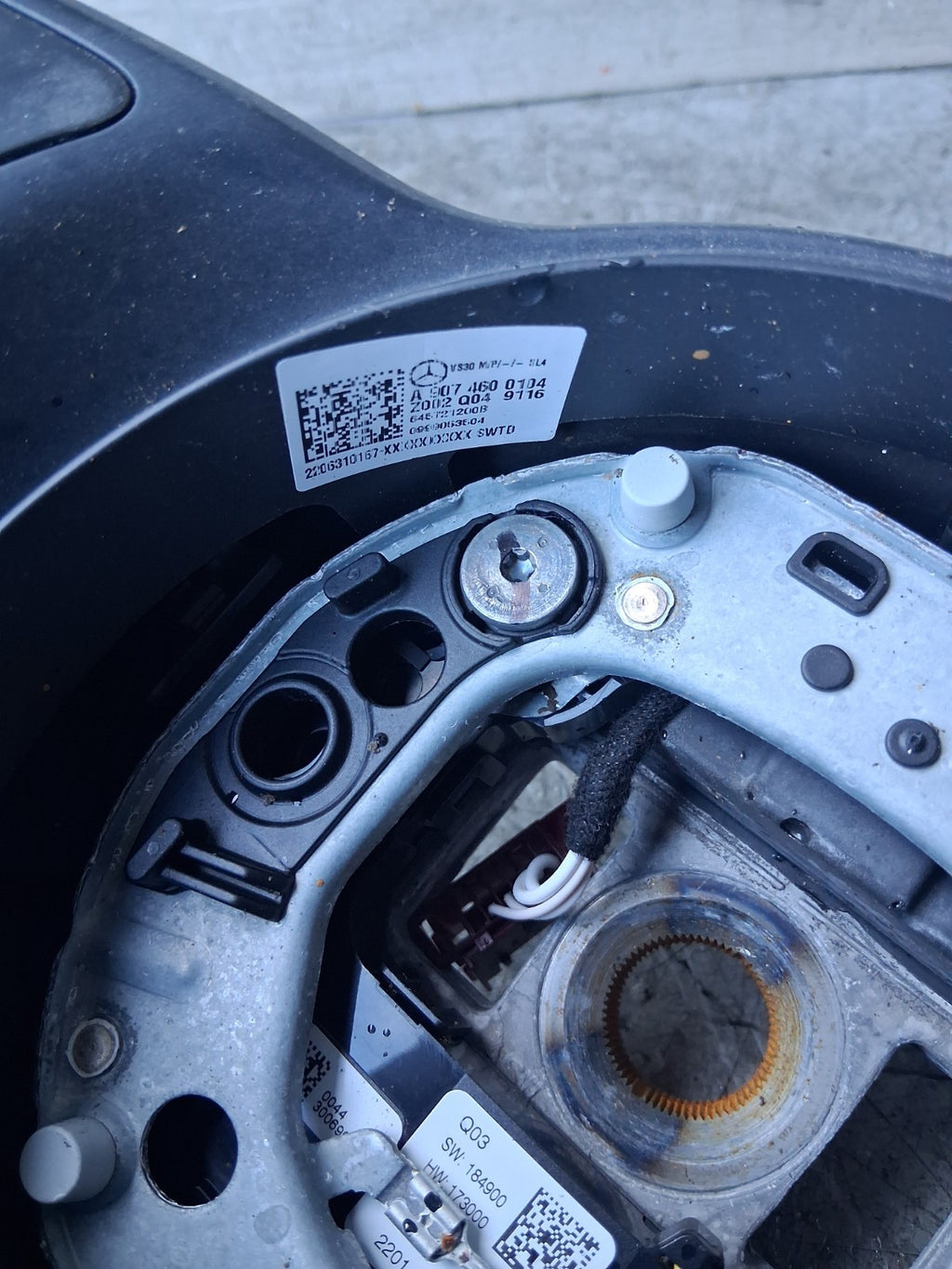 2024 MERCEDES BENZ SPRINTER MULTIFUNCTIONAL STEERING WHEEL A9074600104