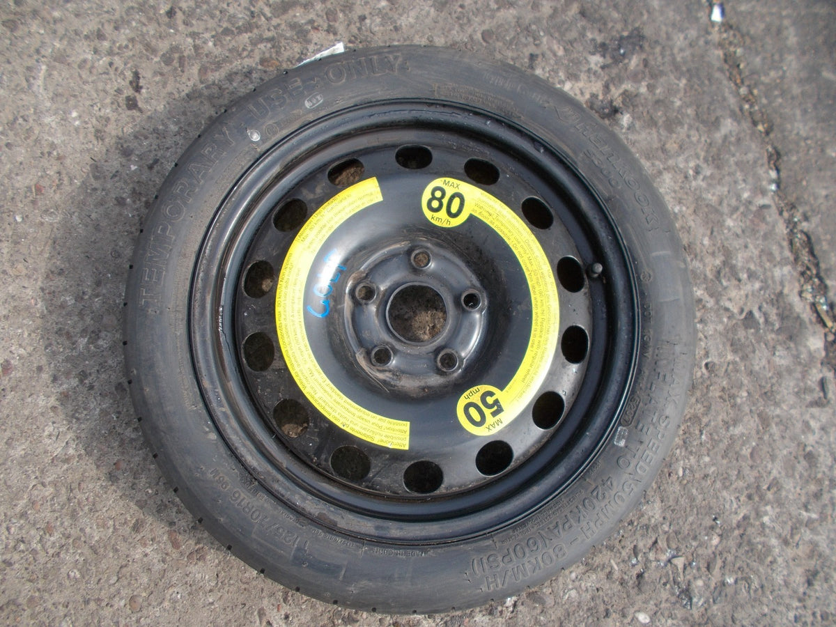 VOLKSWAGEN GOLF HANKOOK 5 STUD 16 INCH SPACE SAVER WHEEL 125/70 R16 HA42160927