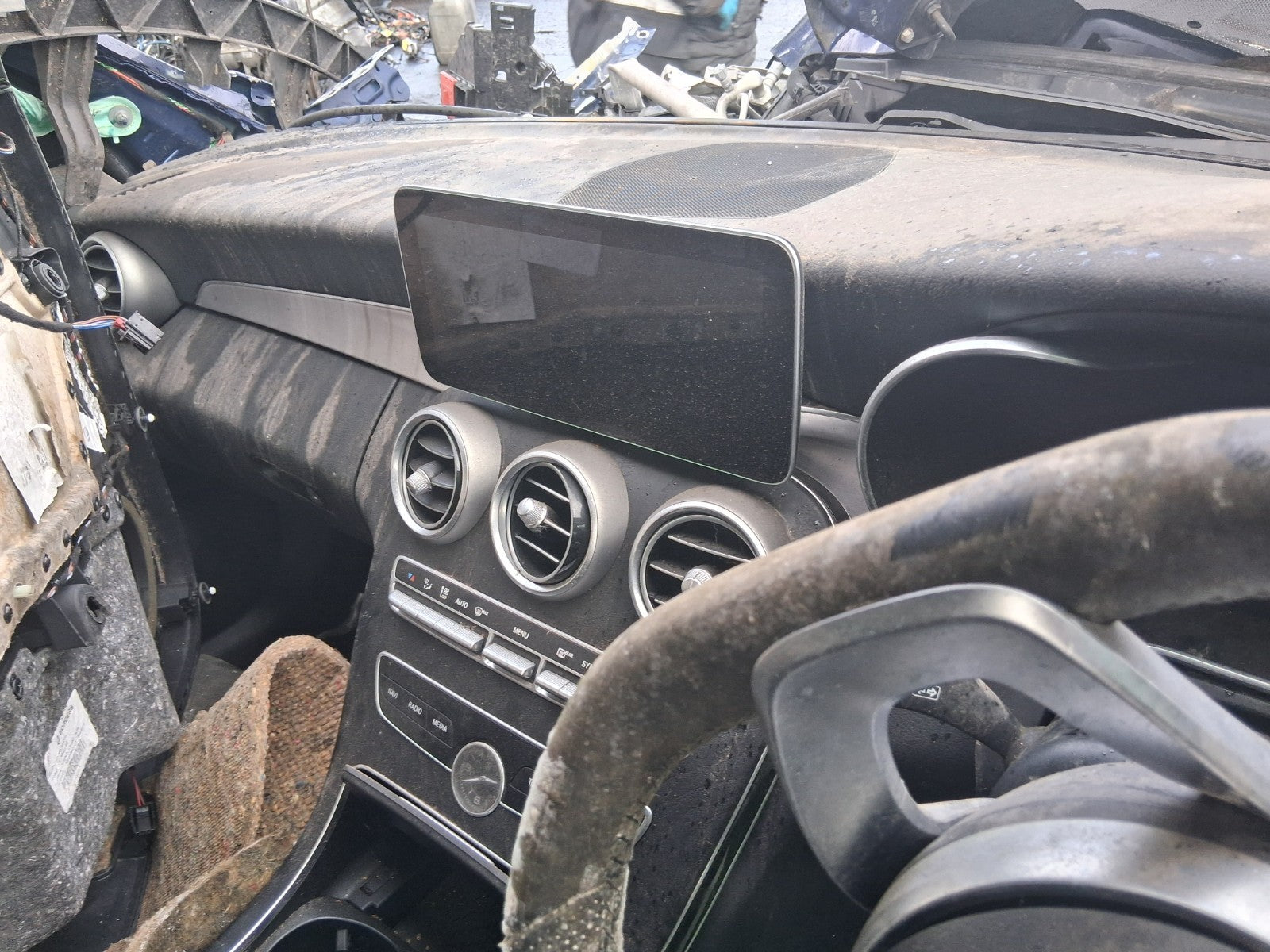 2021 MERCEDES C CLASS C205 COUPE BARE DASHBOARD WITH SRS