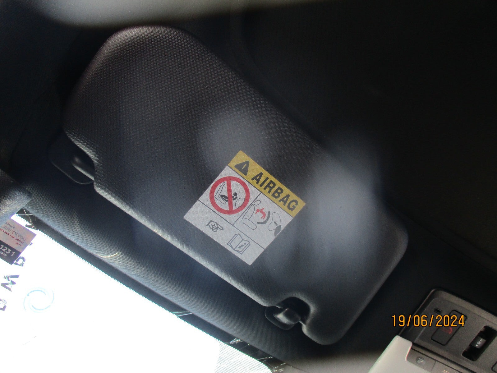 NISSAN QASHQAI J12 MK3 2023 NSF PASSENGER SIDE FRONT INTERIOR SUN VISOR