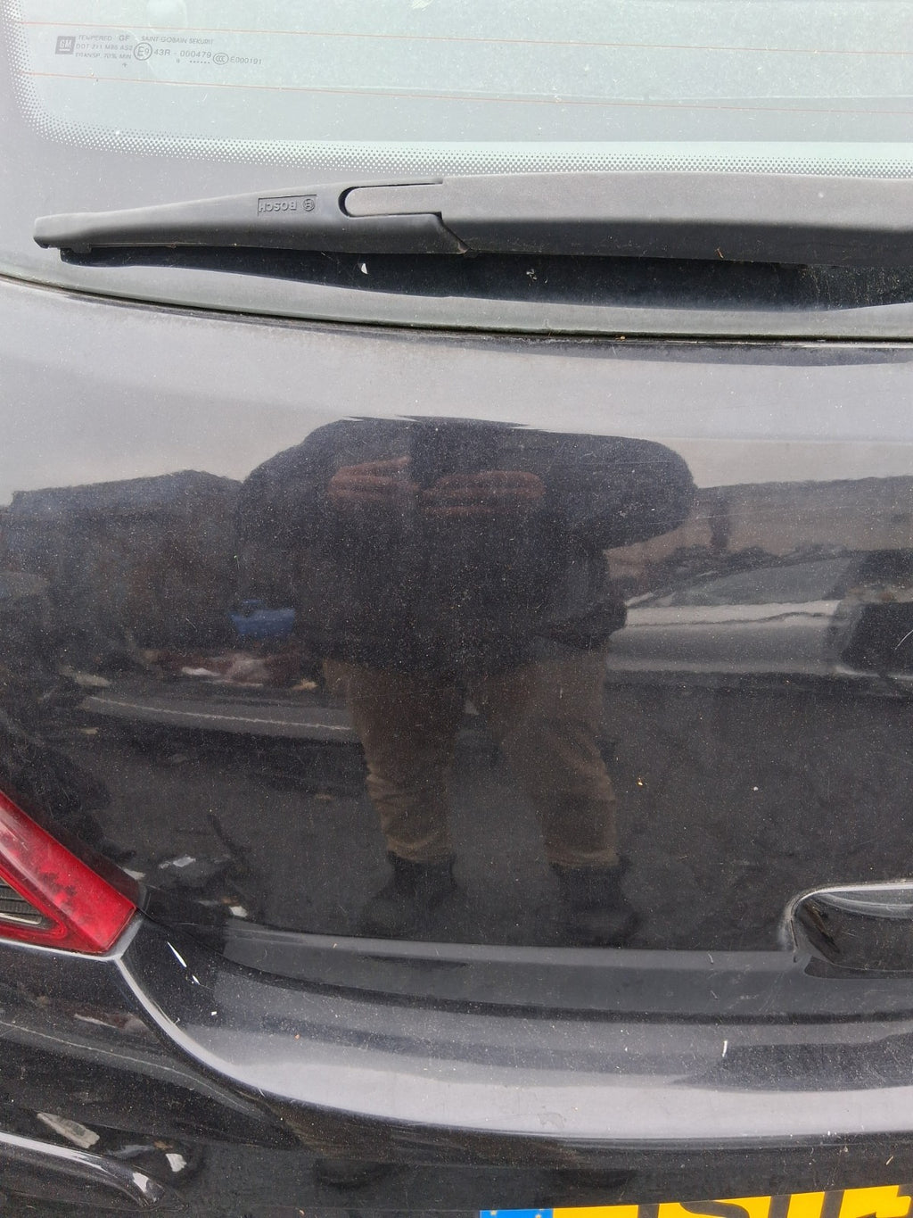 2009 VAUXHALL CORSA D REAR BOOTLID TAILGATE COMPLETE BLACK