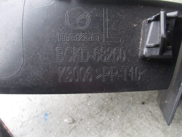 2020 MAJDA 3 NSR REAR LEFT UPEER C PILLAR QARTER TRIM PANEL BCKD68260