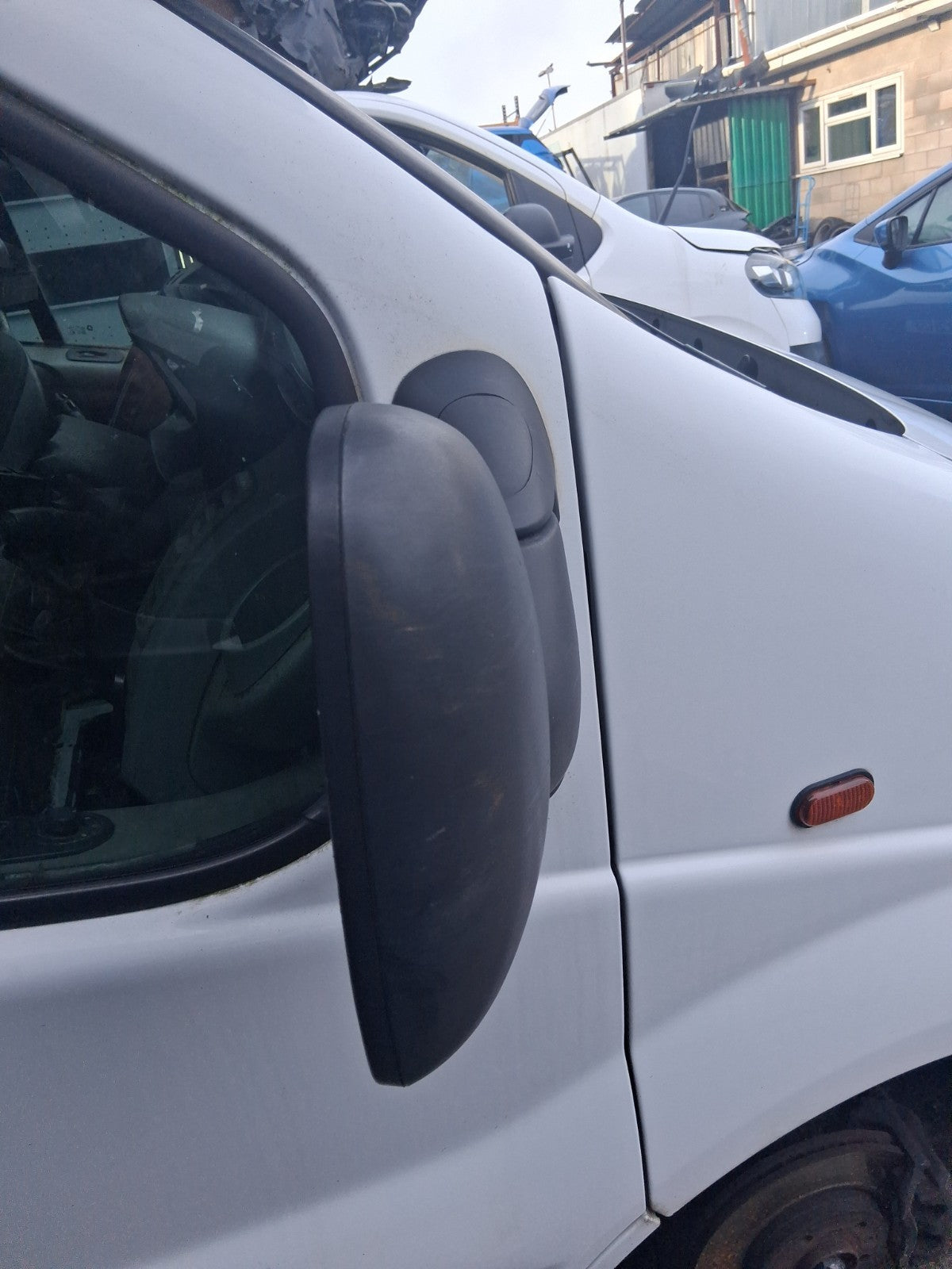 2014 VAUXHALL VIVARO MK1 OSF DRIVER SIDE FRONT RIGHT WING MIRROR BLACK