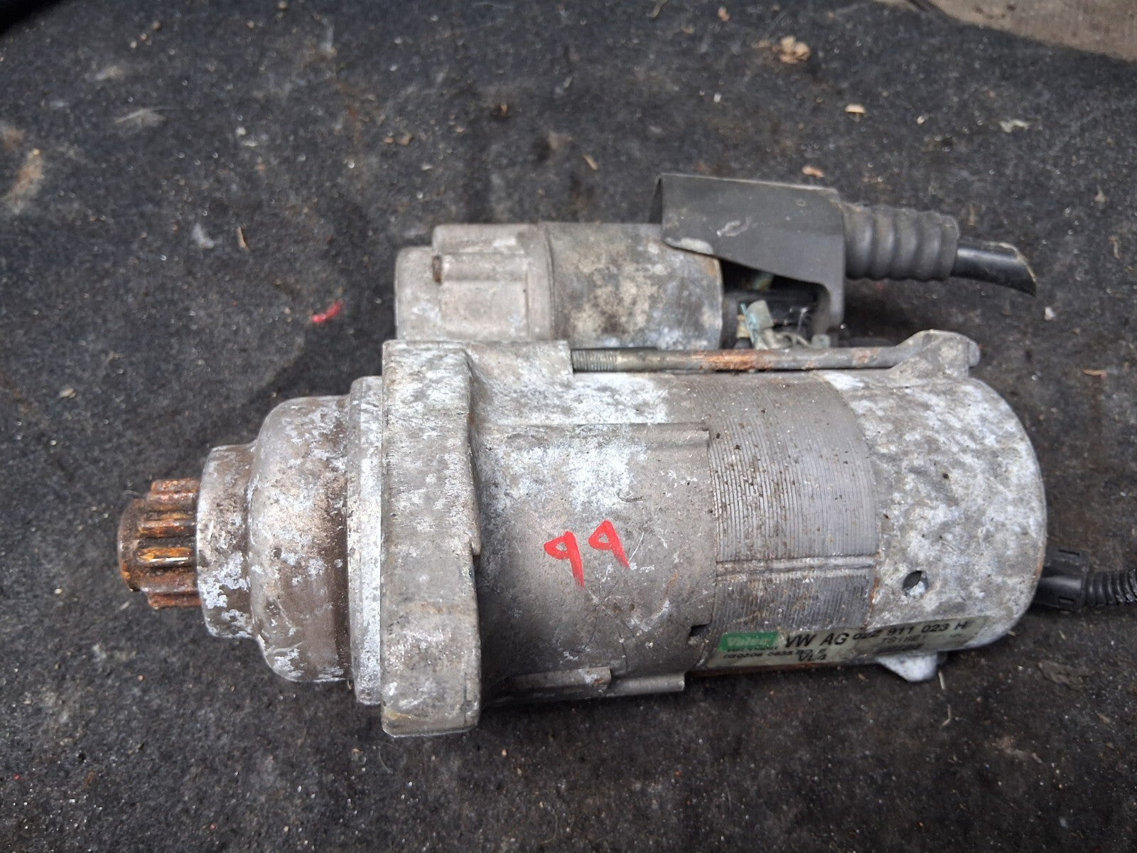AUDI A3 2006 8P 2.0 DIESEL STARTER MOTOR 02Z911023