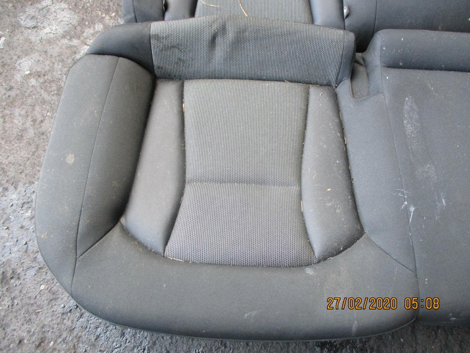 AUDI A1 8X 2018 3DR COMPLETE REAR UPPER LOWER SEATS BACK BENCH SEATS SQUAB PAD