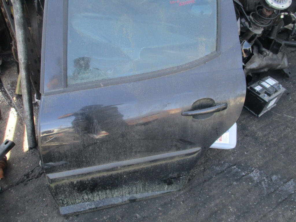 2010 PEUGEOT 207 ESTATE NSR PASSENGER SIDE REAR COMPLETE DOOR BLACK
