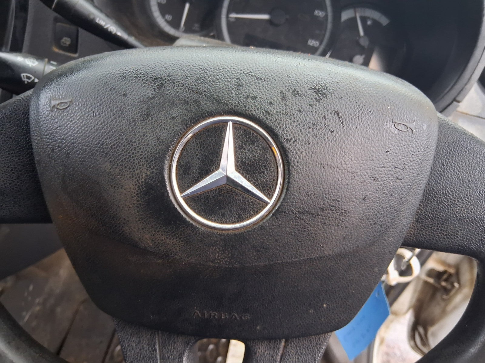 2016 MERCEDES CITAN W415 STEERING WHEEL AIRBAG BLACK