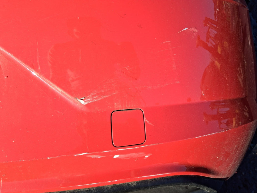 VW VOLKSWAGEN POLO 2019 MK6 REAR COMPLETE BUMPER RED