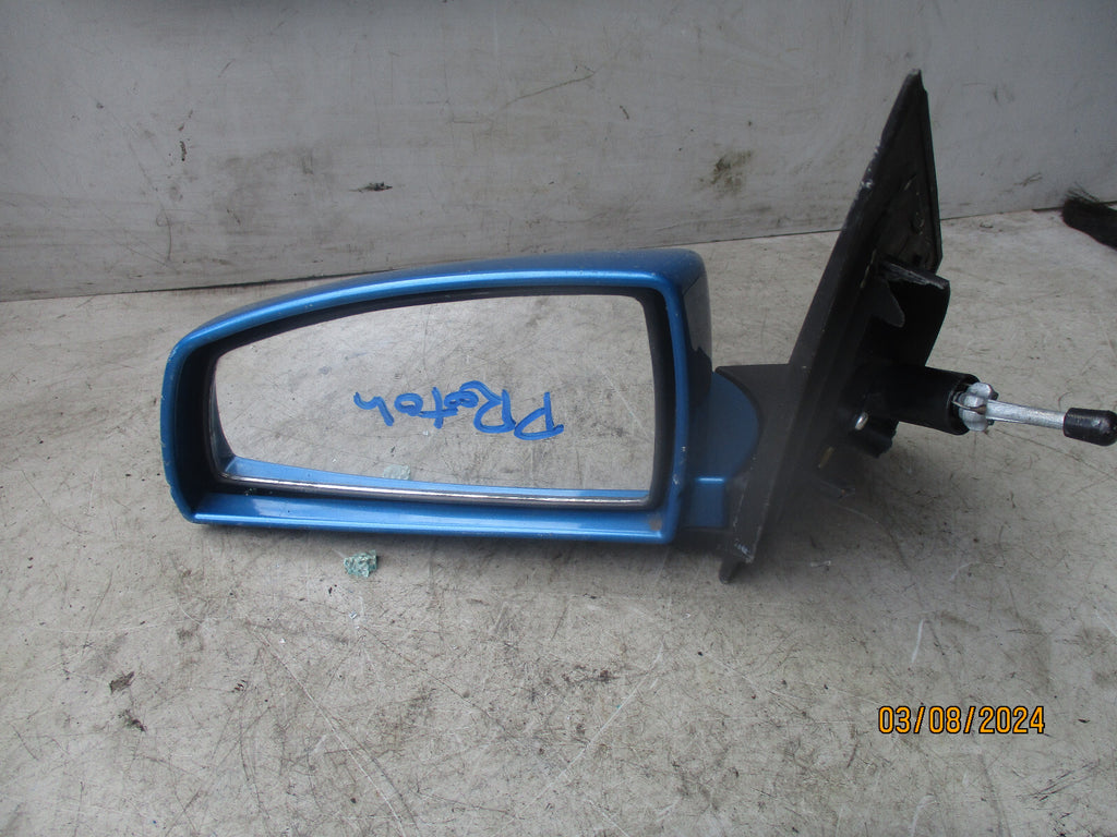 2009 PROTON SAVVY NSF PASSENGER SIDE BLUE WING MIRROR