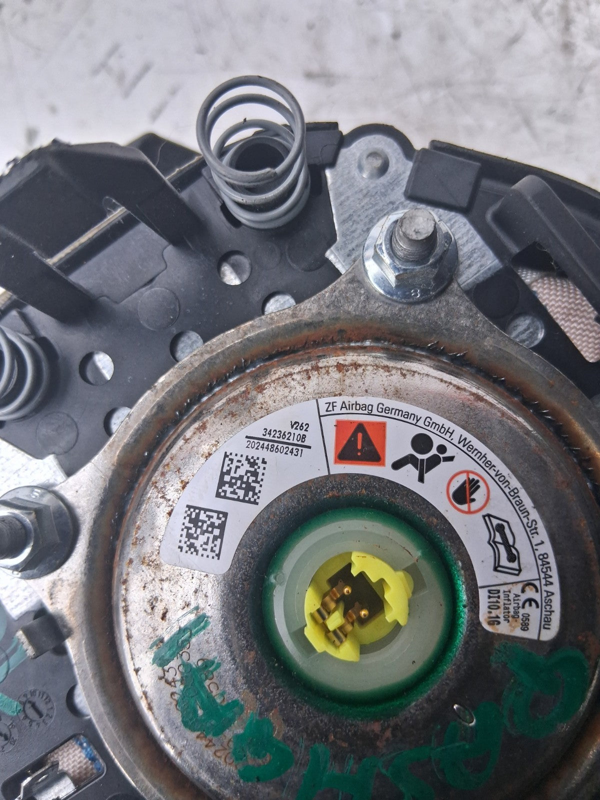 2020 NISSAN QASHQAI STEERING WHEEL AIRBAG 34236210B