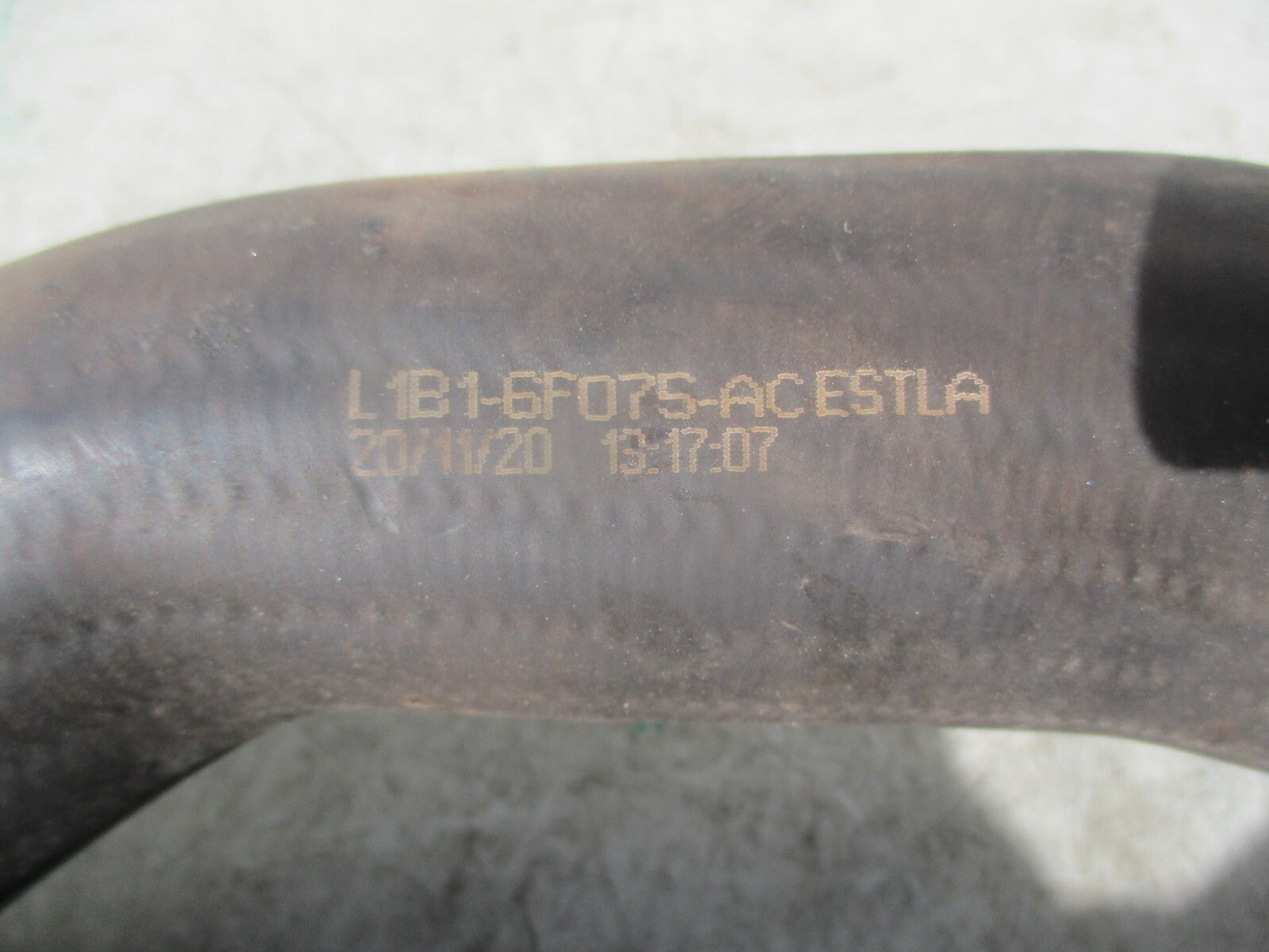 2021 FORD FIESTA MK8 1.0 PETROL TURBO INTERCOOLER PIPE HOSE L1B16F075AC