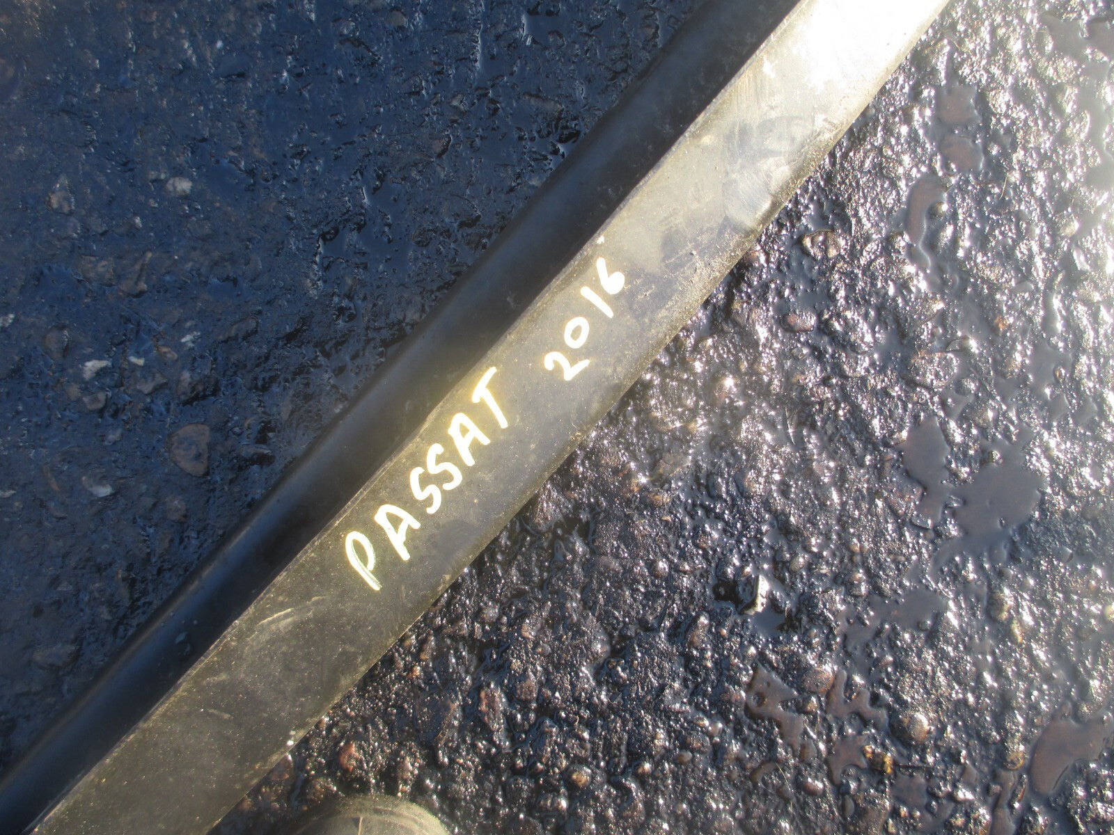 VW VOLKSWAGEN PASSAT B7 2014 ESTATE REAR BUMPER CRASH BAR